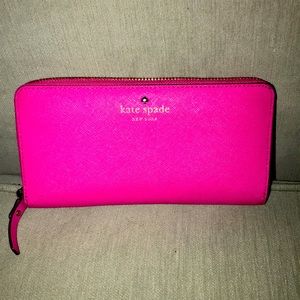 Bright Pink Kate Spade Wallet